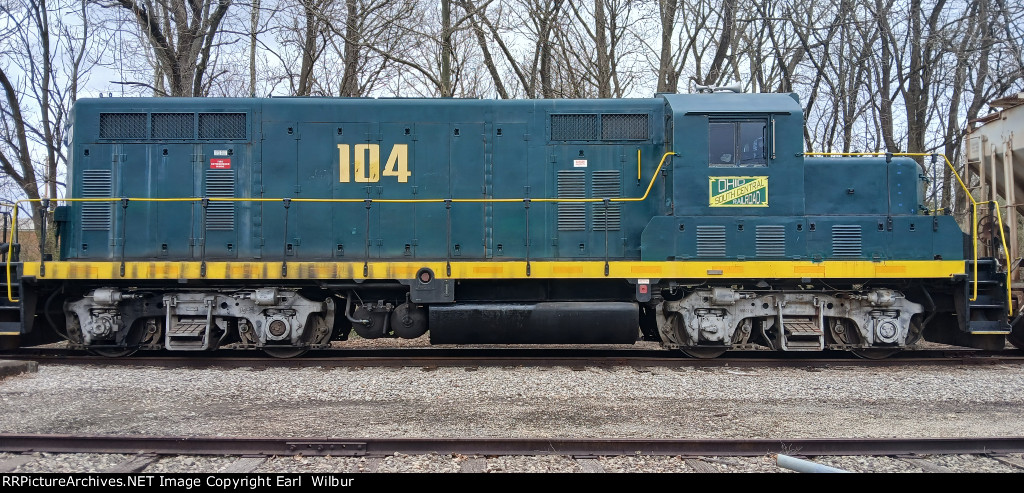 Ohio South Central Railroad (OSCR) 104